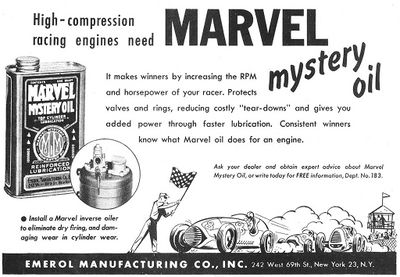 Vintage Marvel Mystery Oil 1 Gallon Metal Gas Advertising Can (5A)