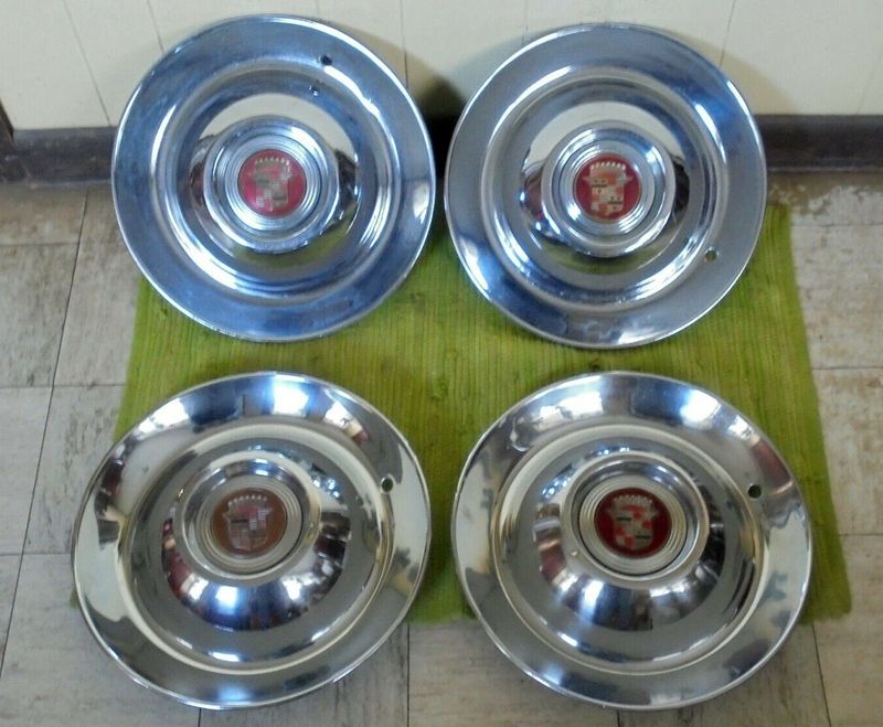 Cadillac Sombrero Hubcaps For Sale - Kustomrama