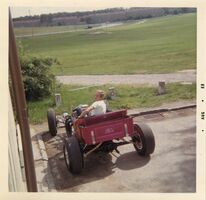 Note the FORD text on the road posts!